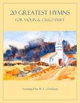 20 Greatest Hymns for Violin and Cello Duet P.O.D. cover